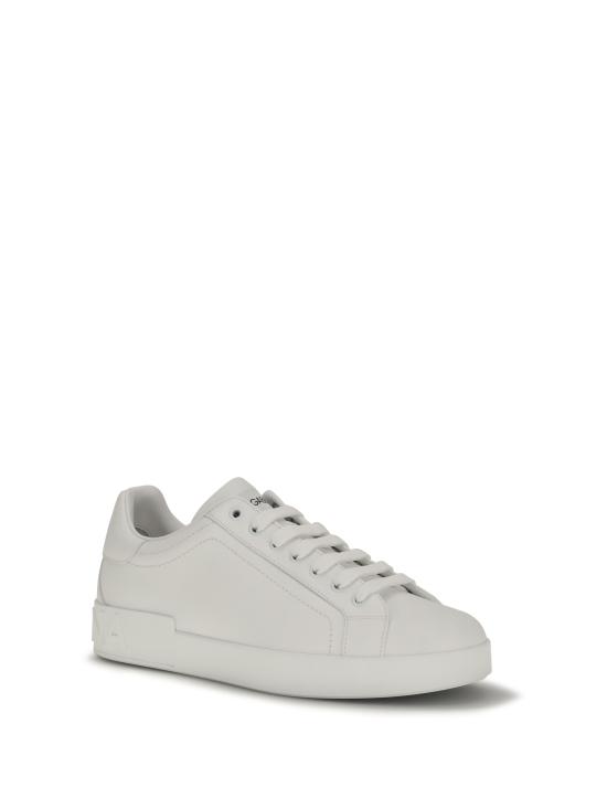 26FW 돌체앤가바나 카프스킨 포르토피노 스니커즈 CS1772A1065 80001 WHITE - DOLCE & GABBANA