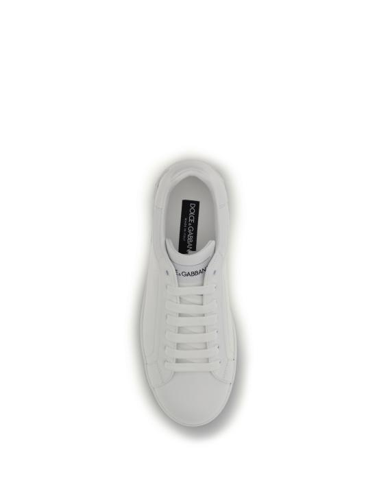26FW 돌체앤가바나 카프스킨 포르토피노 스니커즈 CS1772A1065 80001 WHITE - DOLCE & GABBANA