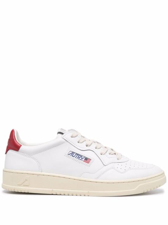 26FW 오트리 메달리스트 로우 스니커즈 AULMLL21 Bianco