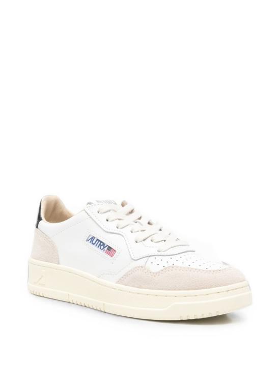 26FW 오트리 메달리스트 로우 레더 스니커즈 AULWLL21 Bianco - AUTRY
