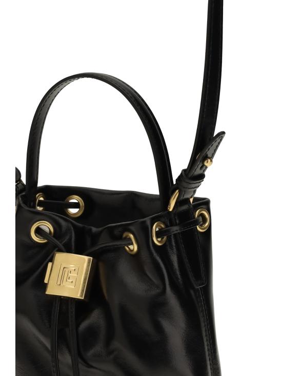 26FW 발망 토트백 HN1GA065LMTE 0PA BLACK - BALMAIN