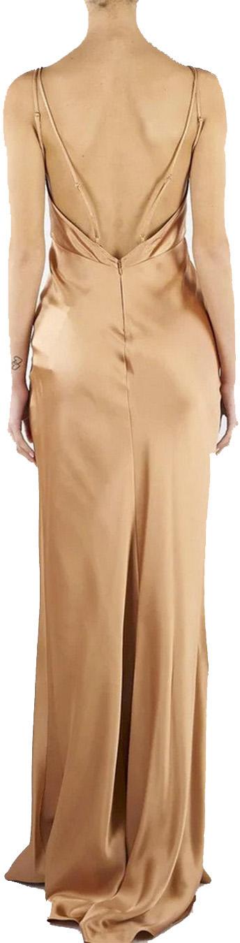 26SS 엘리자베타프랜치 롱 원피스 ABR3362E2EV8 BEIGE - ELISABETTA FRANCHI