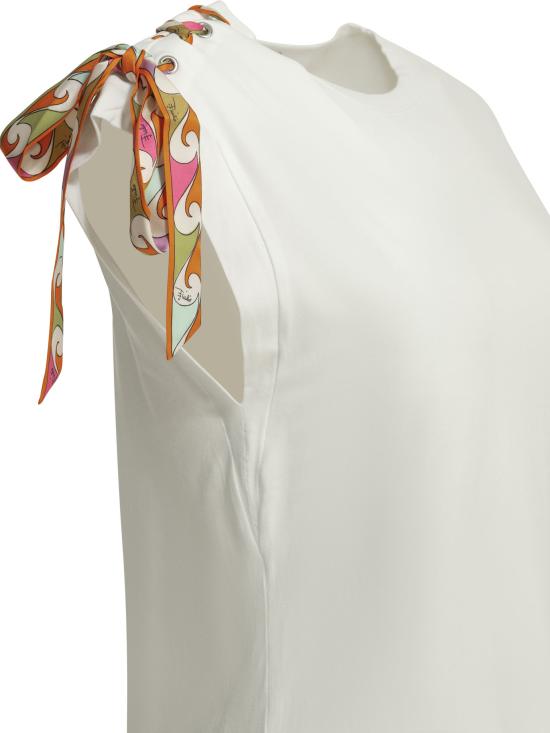 26SS 푸찌 민소매 티셔츠 6HTP406H990100 White - PUCCI