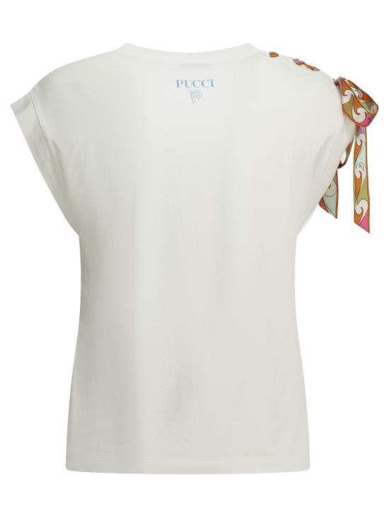 26SS 푸찌 민소매 티셔츠 6HTP406H990100 White - PUCCI