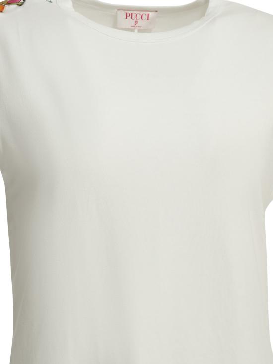 26SS 푸찌 민소매 티셔츠 6HTP406H990100 White - PUCCI