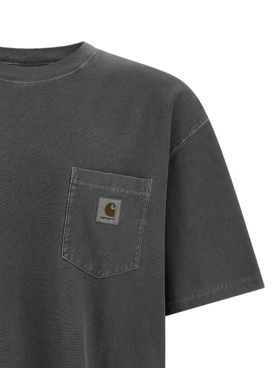 26FW 칼하트 WIP 반팔 티셔츠 I03686389GD Black - CARHARTT WIP