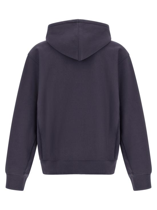 26FW 칼하트 WIP 후드 아메리칸 스크립트 스웨트셔츠 I0282793RIXX Purple - CARHARTT WIP