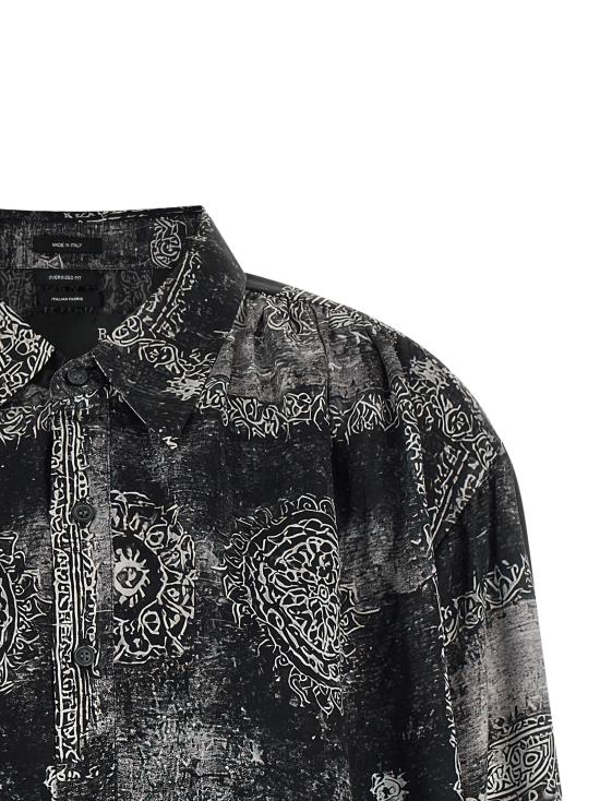 26SS 알13 블라우스 R13WR578R810BBLACKMULTIMEDALLION - R13
