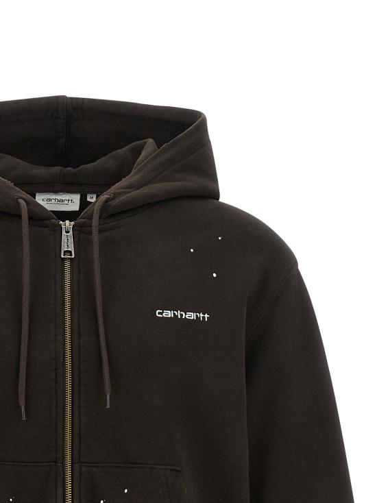 26FW 칼하트 WIP 후드 티셔츠 I03691347EJ Brown - CARHARTT WIP