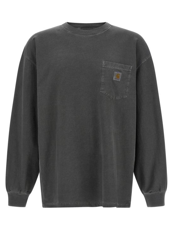 26FW 칼하트 WIP 긴팔 티셔츠 I03686289GD Black