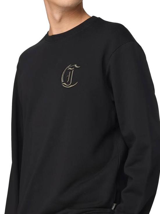 25FW 저스트까발리 긴팔 티셔츠 79OAIT07CF500899 Black - JUST CAVALLI