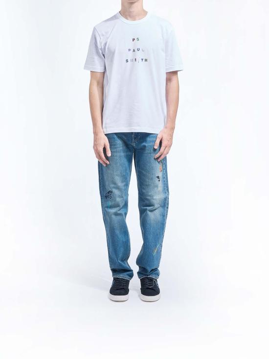 25FW PS 바이 폴스미스 반팔 티셔츠 M2R220XTP516101 White - PS BY PAUL SMITH