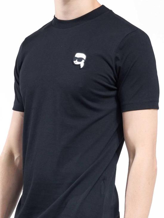  칼라거펠트 반팔 티셔츠 755710500224990 Black - KARL LAGERFELD