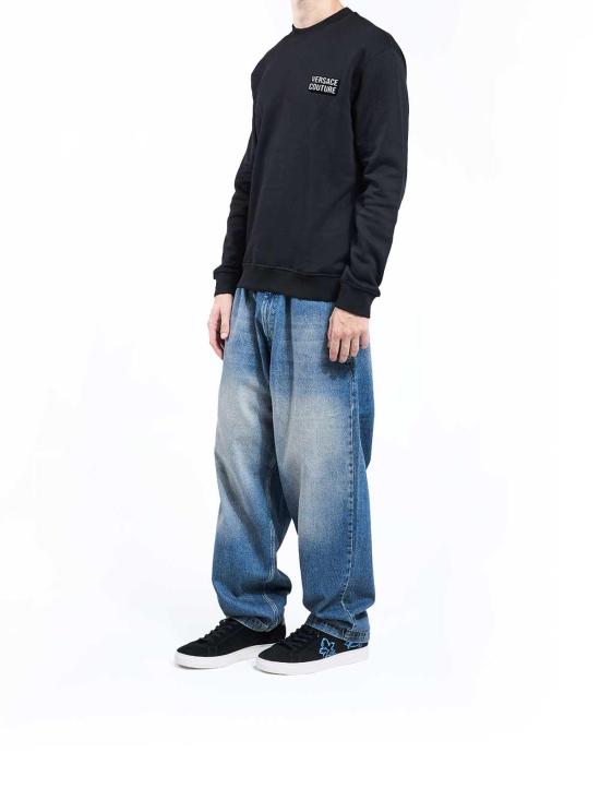 25FW 베르사체 긴팔 티셔츠 79GAIP02CF01P899 Black - VERSACE