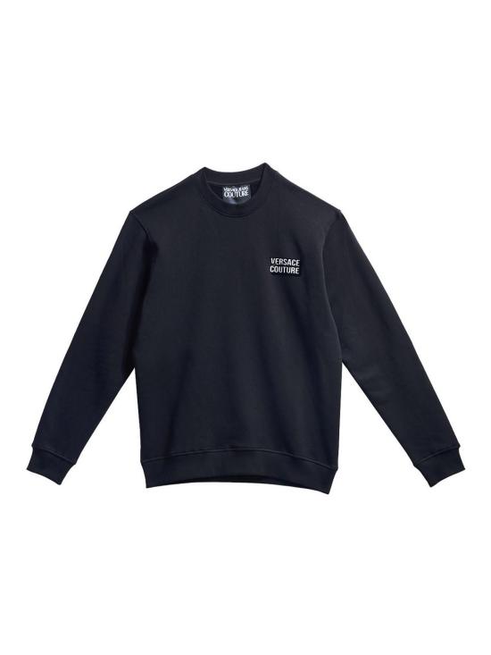 25FW 베르사체 긴팔 티셔츠 79GAIP02CF01P899 Black
