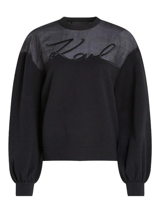  칼라거펠트 스웨터 246W1806999 Black