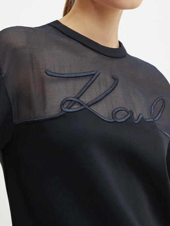  칼라거펠트 스웨터 246W1806999 Black - KARL LAGERFELD