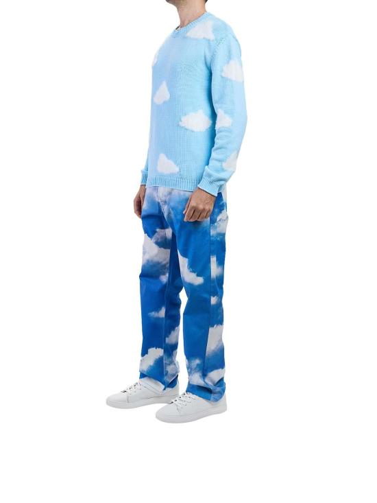 26SS 모스키노 긴팔 티셔츠 093502070888 Light Blue - MOSCHINO