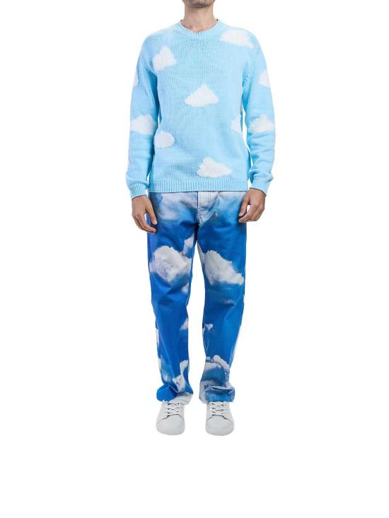 26SS 모스키노 긴팔 티셔츠 093502070888 Light Blue - MOSCHINO