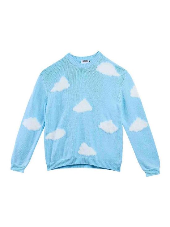 26SS 모스키노 긴팔 티셔츠 093502070888 Light Blue