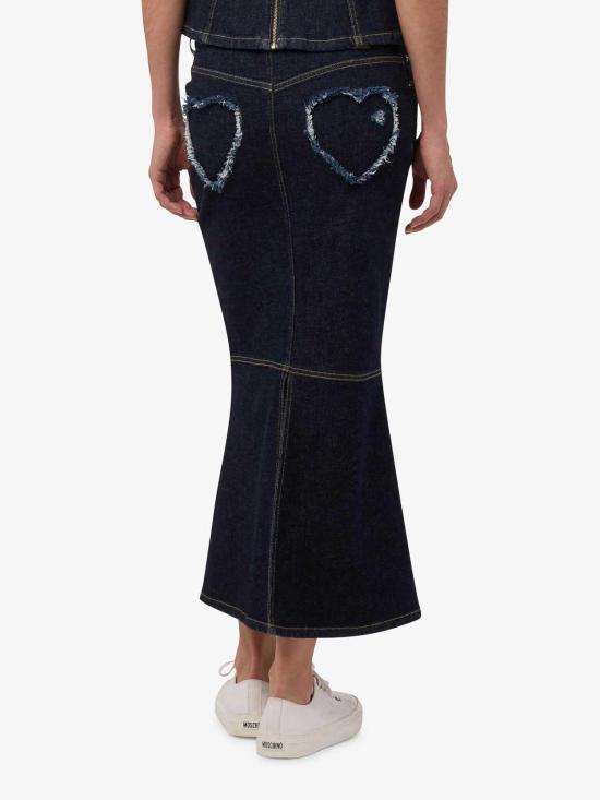26SS 모스키노 데님 스커트 010604370510 Denim - MOSCHINO