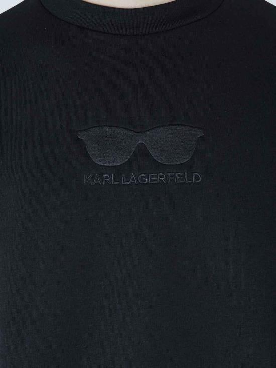  칼라거펠트 긴팔 티셔츠 705449544908990 Black - KARL LAGERFELD