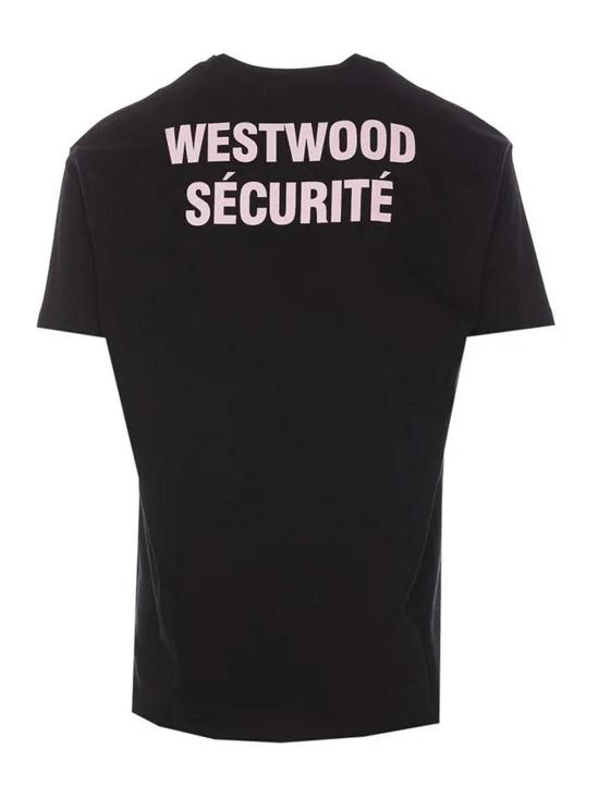  비비안웨스트우드 반팔 티셔츠 3G010022J001MMANN401 Black - VIVIENNE WESTWOOD