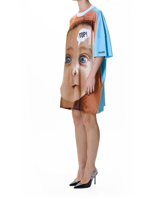 26SS 모스키노 반팔 티셔츠 41304421001 Multicolour - MOSCHINO