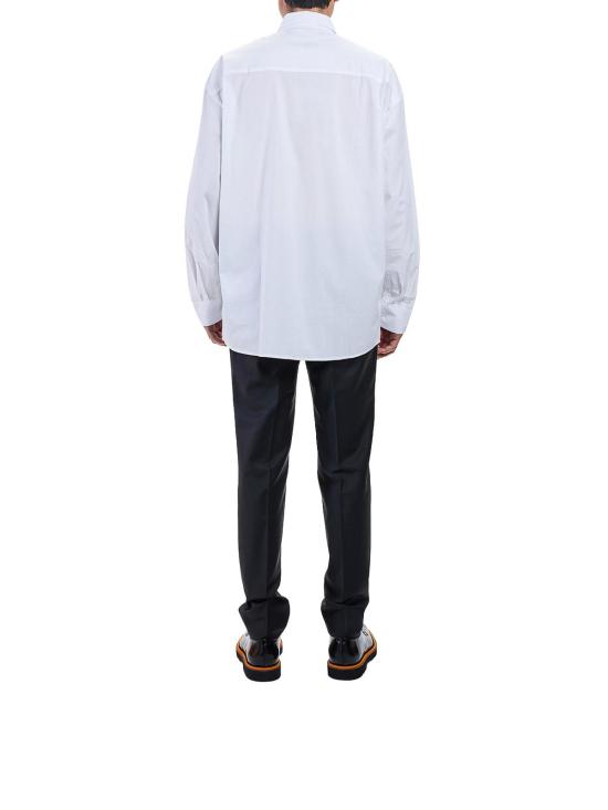 25FW 칼라거펠트 긴팔 셔츠 605978554600V6010 White - KARL LAGERFELD