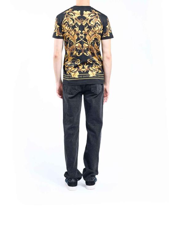 25FW 베르사체 반팔 티셔츠 79GAH6SBJS505G89 Black - VERSACE