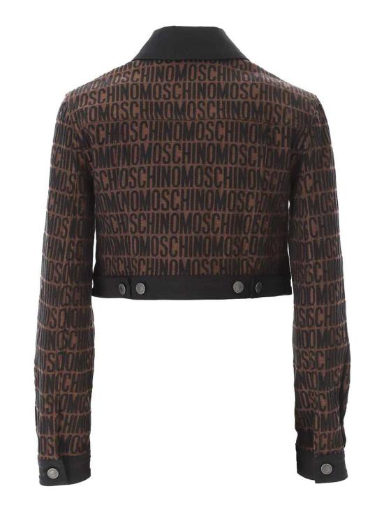  모스키노 가죽 자켓 050127232103 Brown - MOSCHINO
