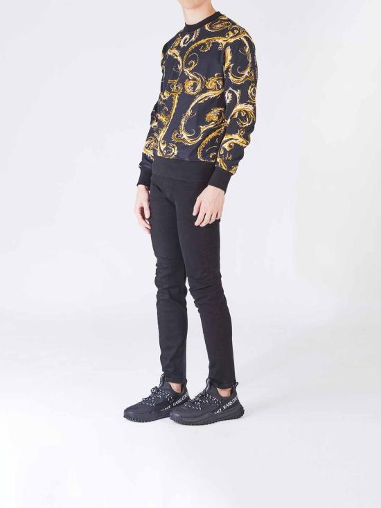  베르사체 긴팔 티셔츠 77GAI3R0FS161G89 Black - VERSACE