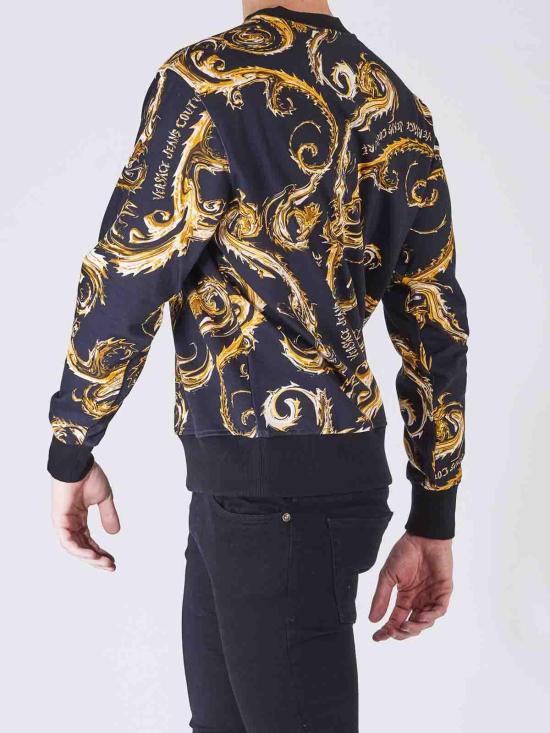  베르사체 긴팔 티셔츠 77GAI3R0FS161G89 Black - VERSACE