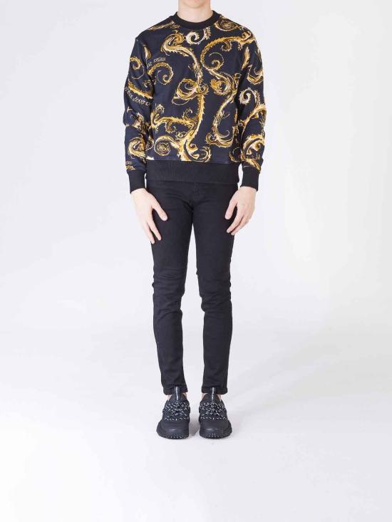  베르사체 긴팔 티셔츠 77GAI3R0FS161G89 Black - VERSACE