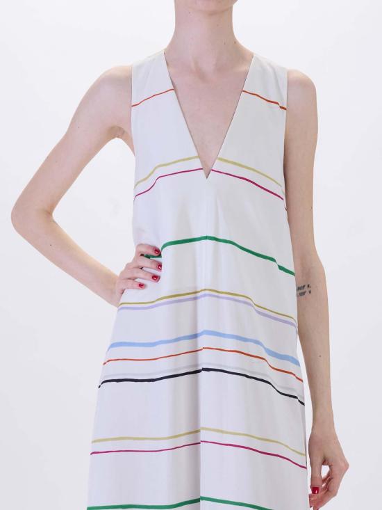 26SS 폴 스미스 미디 원피스 W1R717DV1123192 Multicolour - PAUL SMITH