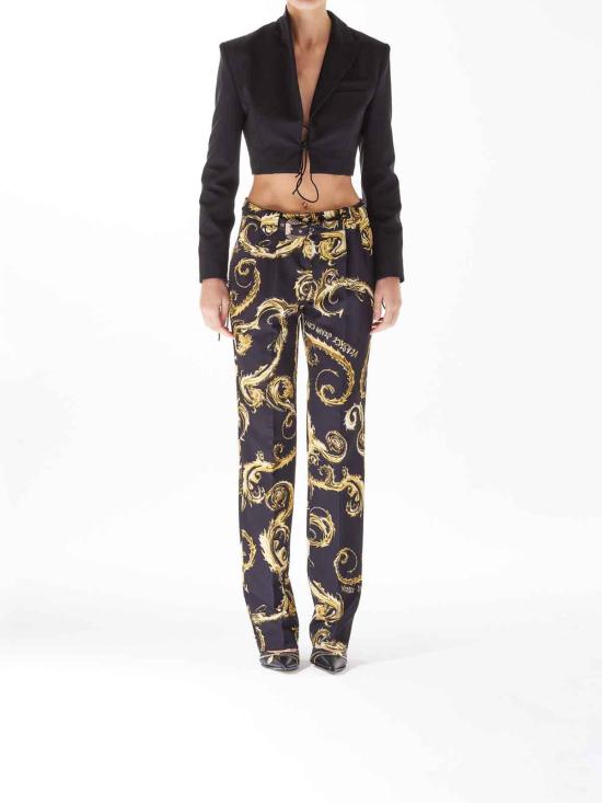  베르사체 스트레이트 팬츠 77HAA117NS515G89 Black - VERSACE