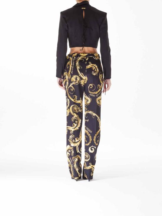  베르사체 스트레이트 팬츠 77HAA117NS515G89 Black - VERSACE