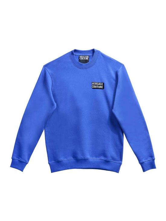 25FW 베르사체 긴팔 티셔츠 79GAIP02CF01P289 Blue