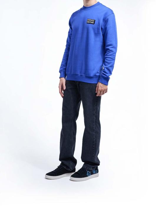 25FW 베르사체 긴팔 티셔츠 79GAIP02CF01P289 Blue - VERSACE