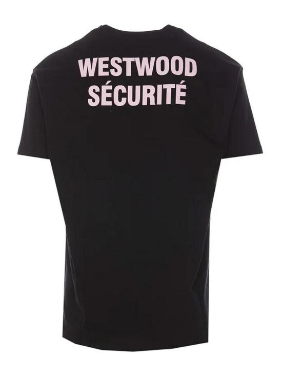  비비안웨스트우드 반팔 티셔츠 3G010022J001MWOMANN401 Black - VIVIENNE WESTWOOD