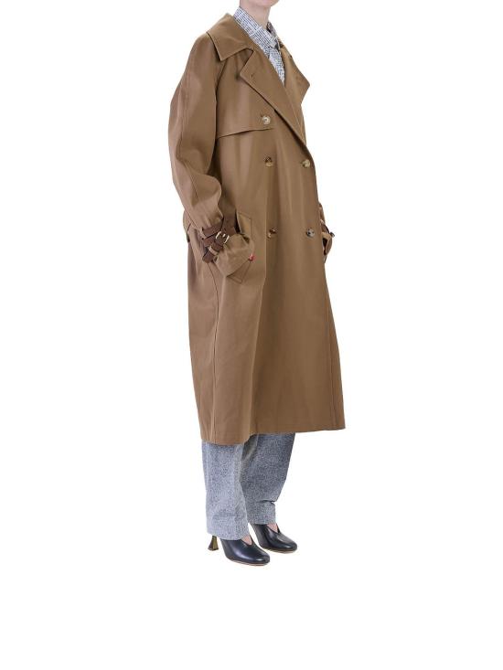 26SS 모스키노 트렌치 코트 60305170145 Brown - MOSCHINO