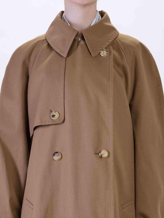 26SS 모스키노 트렌치 코트 60305170145 Brown - MOSCHINO