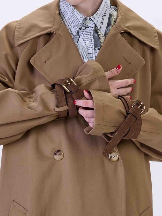 26SS 모스키노 트렌치 코트 60305170145 Brown - MOSCHINO
