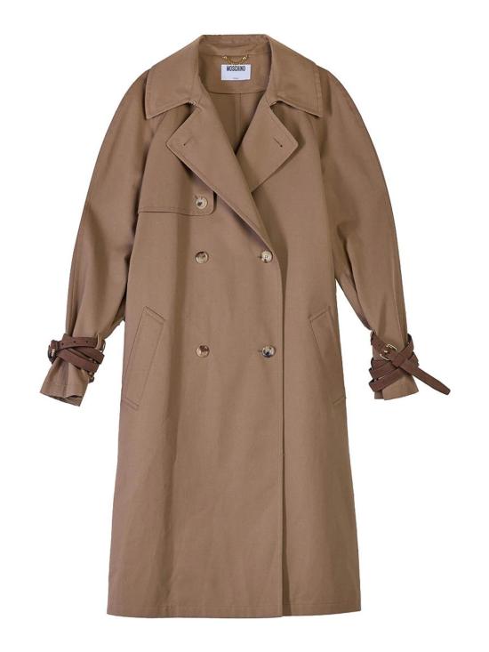 26SS 모스키노 트렌치 코트 60305170145 Brown