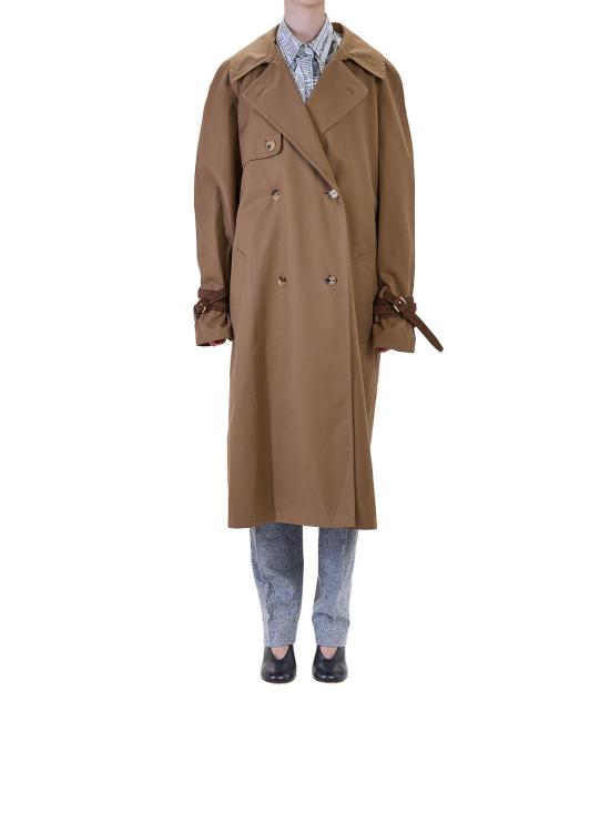 26SS 모스키노 트렌치 코트 60305170145 Brown - MOSCHINO