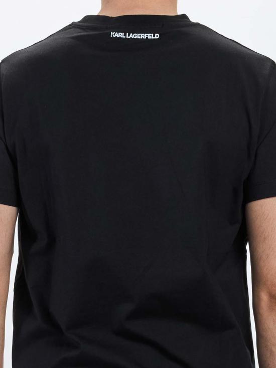 26SS 칼라거펠트 반팔 티셔츠 KM755061552241990 Black - KARL LAGERFELD