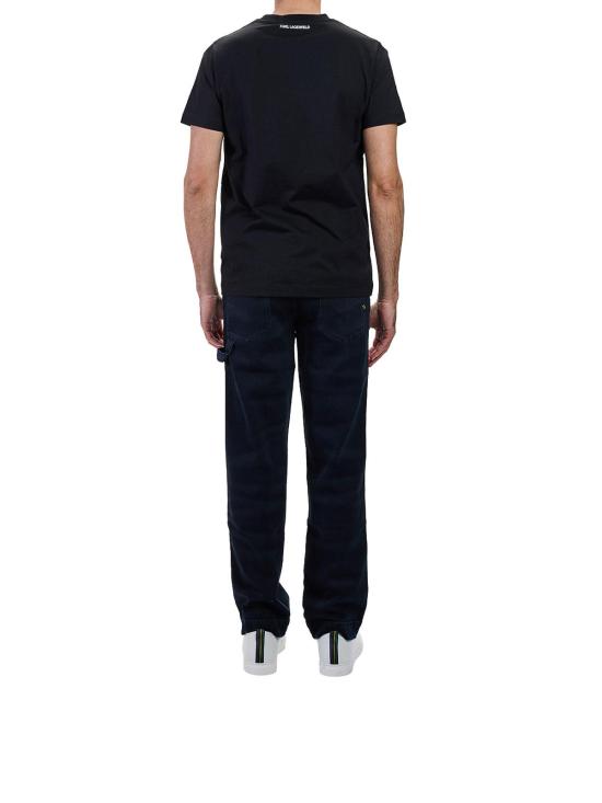 26SS 칼라거펠트 반팔 티셔츠 KM755061552241990 Black - KARL LAGERFELD