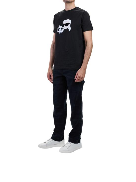 26SS 칼라거펠트 반팔 티셔츠 KM755061552241990 Black - KARL LAGERFELD