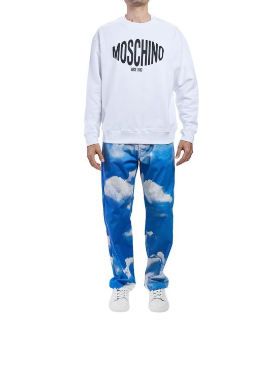 26SS 모스키노 긴팔 티셔츠 171302281001 White - MOSCHINO