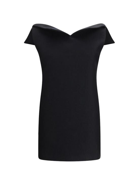 26SS 발렌시아가 숏 원피스 872522TUQ031000 Black - BALENCIAGA